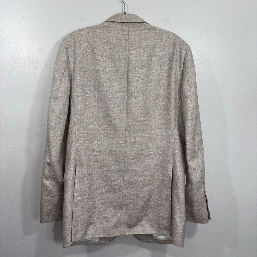 Jos A Bank 40 X-Long Linen Blend Mens Coat Jacket